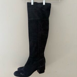 Sam Edelman Suede Black Over-the-Knee Women's Boots